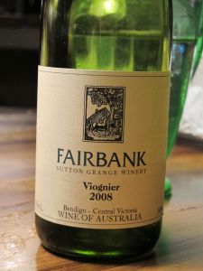 Sutton Grange Winery 'Fairbank' Viognier 2008