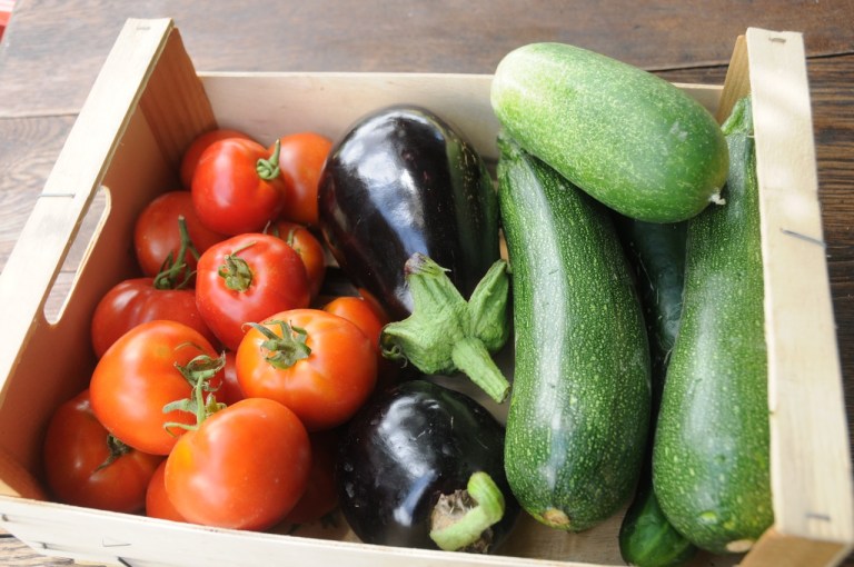 vegie's from our neighbours