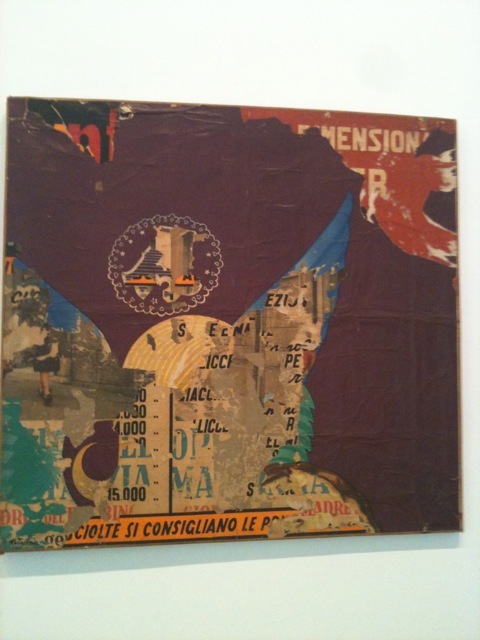 'Dans la rue', Mimmo Rotella, 1961