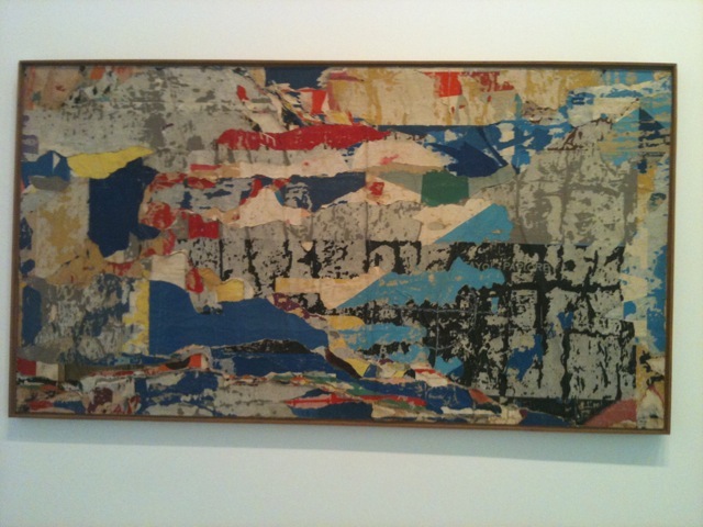 'Bleu d'aout', Jacques Villegle, 1961