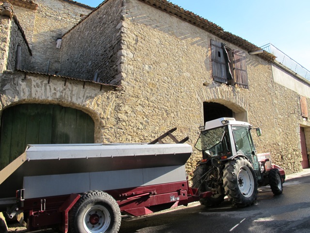 tractor in the village 2