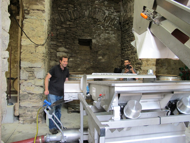 Benji and Pierre ready for the first delivery