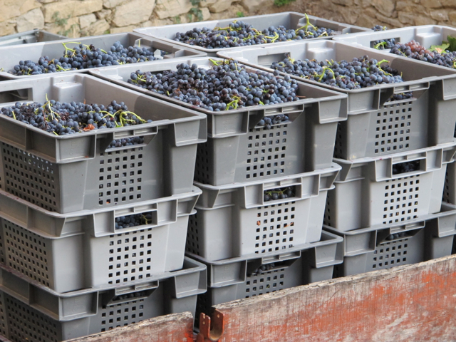 stacked and waiting to go