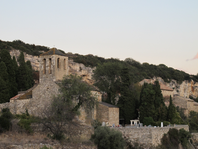 the church in La Caunette