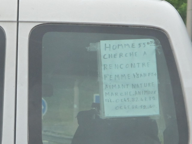 as seen near Saintes...