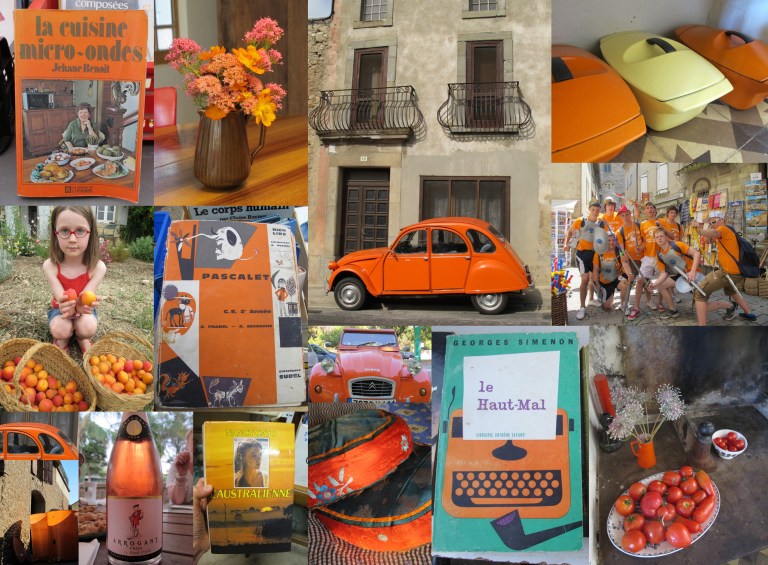 Orange collage